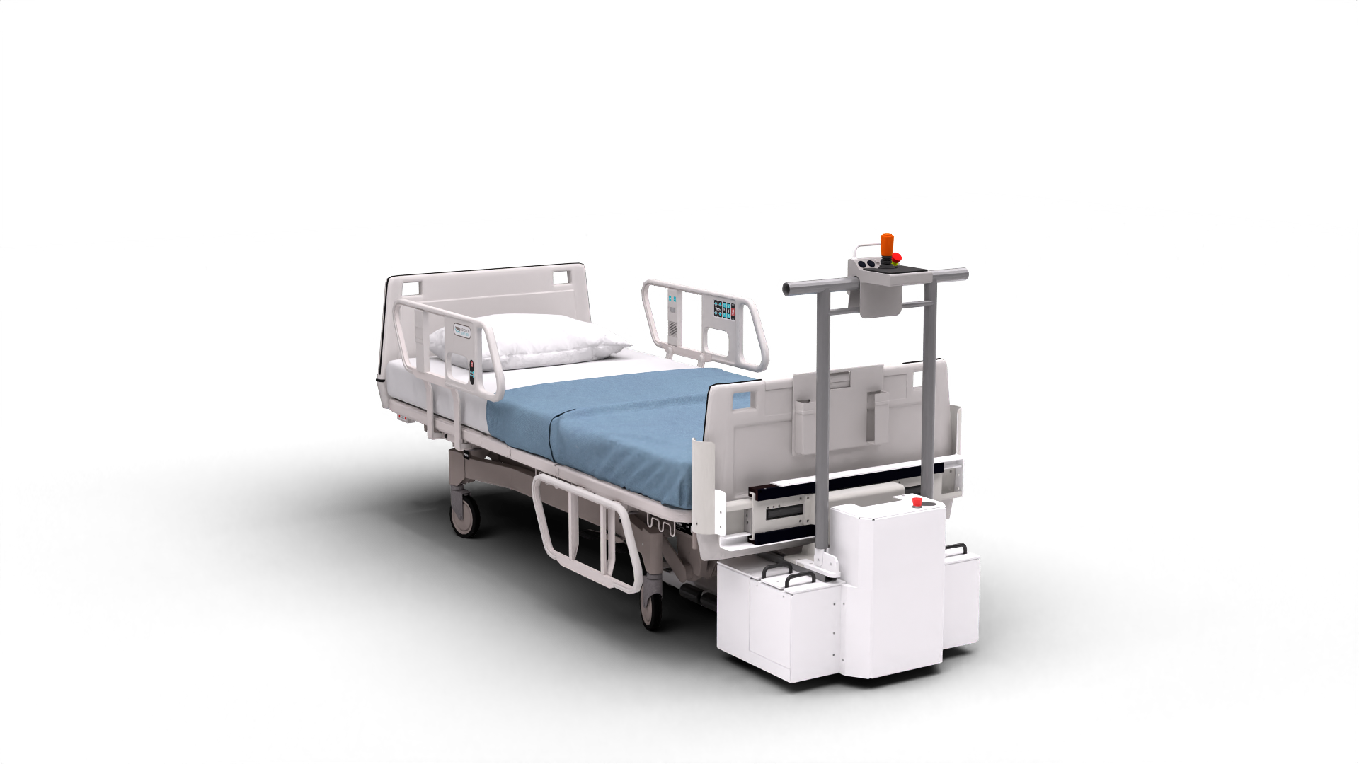 MT Robot Bed Mover AMR - Autonomous Mobile Robot for hospital bed logistics and automation